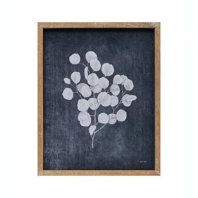 Botanical Wood Framed Wall Decor Black - Storied Home 4 Botanical Wood Framed Wall Decor Black - Storied Home - Image 2