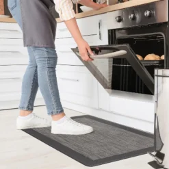 World Rug Gallery Textline Bordered Anti-Fatigue Standing Mat -Home Decor Store GUEST 307f82c5 116f 4b51 a590 4bf36df07b75