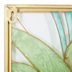 Set Of 3 Glass Leaf Tropical Wall Decors With Gold Frame Green - CosmoLiving By Cosmopolitan 11 Set Of 3 Glass Leaf Tropical Wall Decors With Gold Frame Green - CosmoLiving By Cosmopolitan -Home Decor Store GUEST 30984e76 4c58 4d5f 8b23 fe592db2b068