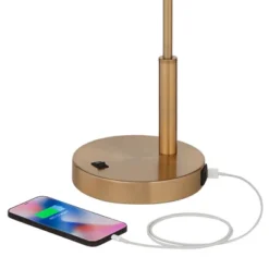 360 Lighting Industrial Modern Desk Lamp With USB And AC Power Outlet 23.5" High Antique Brass Metal For Living Room Bedroom House Bedside 12 360 Lighting Industrial Modern Desk Lamp With USB And AC Power Outlet 23.5" High Antique Brass Metal For Living Room Bedroom House Bedside -Home Decor Store GUEST 30c588b4 d7eb 4245 8d87 8df06a4fd3d0