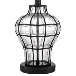 360 Lighting Hudson Rustic Accent Table Lamps 23" High Set Of 2 Bronze Clear Glass USB Charging Port Drum Shade For Bedroom Living Room Bedside Desk 13 360 Lighting Hudson Rustic Accent Table Lamps 23" High Set Of 2 Bronze Clear Glass USB Charging Port Drum Shade For Bedroom Living Room Bedside Desk -Home Decor Store GUEST 312e4b7c fc30 4eb3 8d4b a049ee9e72cb