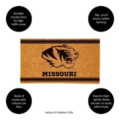 Evergreen University Of Missouri Logo Turf Mat, Brown- 28 X 16 Inches Indoor Outdoor Doormat -Home Decor Store GUEST 31a79350 f3c4 4de2 91ab 4948ff28c947