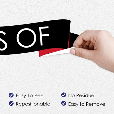 Big Dot Of Happiness Red Class Of 2023 Graduation Party Wall Decals Set Of 20 4 Big Dot Of Happiness Red Class Of 2023 Graduation Party Wall Decals Set Of 20 - Image 2