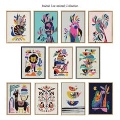 18" X 24" Sylvie Galah Framed Canvas Wall Art By Rachel Lee Natural - Kate And Laurel -Home Decor Store GUEST 332c4ec8 8906 4589 adb5 5300e1131dab