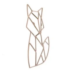 NoJo Fox Shaped Wire Nursery Wall Decor Copper Finish