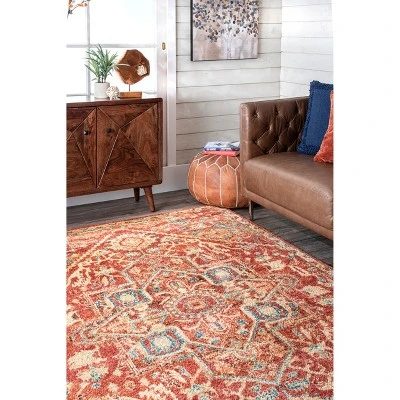 NuLOOM Global Medallion Tabetha Area Rug 10 NuLOOM Global Medallion Tabetha Area Rug - Image 8