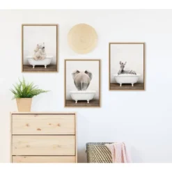 18" X 24" Sylvie Mother Baby Polar Bear Bath Framed Canvas By Amy Peterson Natural - Kate & Laurel All Things Decor 11 18" X 24" Sylvie Mother Baby Polar Bear Bath Framed Canvas By Amy Peterson Natural - Kate & Laurel All Things Decor -Home Decor Store GUEST 33d05786 bfc8 45cb a8b2 ec3bc4a8e544