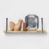 Wood Wall Shelf With Hanging Wire Natural/Black - Threshold™ -Home Decor Store GUEST 34d9ed2b 5eaa 4f6d bd75 8e7f76e5fd69