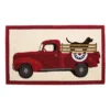 Plow & Hearth Indoor/Outdoor Patriotic Pooch Hooked Polypropylene Accent Rug -Home Decor Store GUEST 368597e0 54a3 4e7a 80de 88fcd6715f63