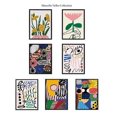 23" X 33" Sylvie Abstract Collage 2 Framed Canvas Wall Art By Marcello Velho Natural - Kate And Laurel 6 23" X 33" Sylvie Abstract Collage 2 Framed Canvas Wall Art By Marcello Velho Natural - Kate And Laurel - Image 4