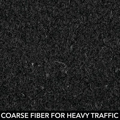 MDesign Welcome Doormat With Natural Fibers Decorative Script 5 MDesign Welcome Doormat With Natural Fibers Decorative Script - Image 3