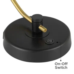 Possini Euro Design Modern Mid Century Desk Lamp 28 1/2" Tall Warm Gold Black With Dual USB Charging Ports For Bedroom Living Room Office Reading Home 15 Possini Euro Design Modern Mid Century Desk Lamp 28 1/2" Tall Warm Gold Black With Dual USB Charging Ports For Bedroom Living Room Office Reading Home -Home Decor Store GUEST 37d827a2 bca5 4123 ad36 397ef850feaf