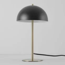 15" Luna Desk Lamp With Brass Accents Matte Black - Globe Electric -Home Decor Store GUEST 37fba2c9 bd79 4d4c 990d 8cca85069f52