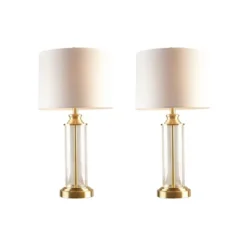 Set Of 2 Clarity Glass Table Lamp Gold - 510 Design 13 Set Of 2 Clarity Glass Table Lamp Gold - 510 Design -Home Decor Store GUEST 386bbb7e ebbe 412b b20f 40f3dcbba067