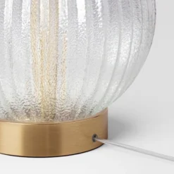 Small Ribbed Glass Lamp Base Clear - Threshold™ -Home Decor Store GUEST 3afd392d 594c 4005 9b08 cc2e50aa3c8c