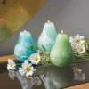 Sea Green Pear Candles Kit - Set Of 3 -Home Decor Store GUEST 3c1c3ed3 a3fc 4c34 b19b 20f1ac03217f