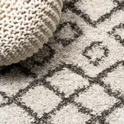 Algaida Moroccan Diamond Shag Area Rug - JONATHAN Y 14 Algaida Moroccan Diamond Shag Area Rug - JONATHAN Y -Home Decor Store GUEST 3c83c42b 62b0 4e2e a30c 0c7f27cfb705