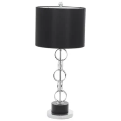 Contemporary Polystone Table Lamp Black - Olivia & May -Home Decor Store GUEST 3cc86aca b0f2 4bd0 95f9 b6f9ace45823