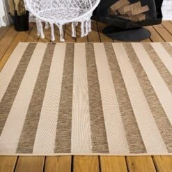 Aveiro Wide Stripe Indoor/Outdoor Area Rug - JONATHAN Y -Home Decor Store GUEST 3d7f26c3 c0ed 439a bf04 456705754667
