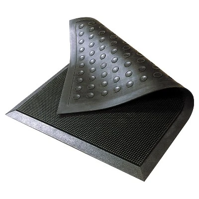 HomeTrax Rubber Brush Doormat - Black (32"x39") 7 HomeTrax Rubber Brush Doormat - Black (32"x39") - Image 5