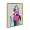 18" X 24" Sylvie Galah Framed Canvas Wall Art By Rachel Lee Natural - Kate And Laurel -Home Decor Store GUEST 3ece5ee5 0c74 460e a612 653fce02e6fd