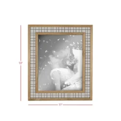 8X10 Inch Tan Plaid Fabric Picture Frame With MDF, Wood & Glass By Foreside Home & Garden -Home Decor Store GUEST 3fcbbfec 4eb1 4024 9939 e8dfd60da6a4