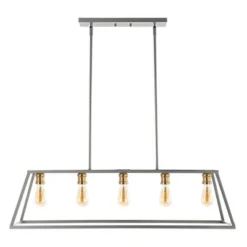 38" LED 5-Light Floyd Iron Adjustable LED Pendant Gray/Brass - JONATHAN Y 9 38" LED 5-Light Floyd Iron Adjustable LED Pendant Gray/Brass - JONATHAN Y -Home Decor Store GUEST 3fd03b19 4c25 4daf 895b 7b291c331687