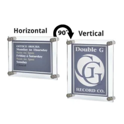 Azar Displays Floating Acrylic Wall Frame With Silver Stand Off Caps: 17" X 22" Graphic Size, Overall Frame Size: 21" X 26" 17 Azar Displays Floating Acrylic Wall Frame With Silver Stand Off Caps: 17" X 22" Graphic Size, Overall Frame Size: 21" X 26" -Home Decor Store GUEST 40176c11 31dd 414a 8ca2 392b0ccdfe14