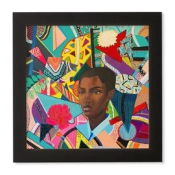 Jennikcole Life In Chaos And Peace Black/Green Framed Wall Canvas - Deny Designs -Home Decor Store GUEST 41087072 c66d 4c82 9b9c ce141e993728