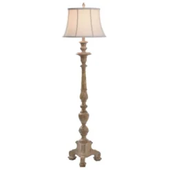 3-way Jane Seymour Yorktown Floor Lamp White - StyleCraft