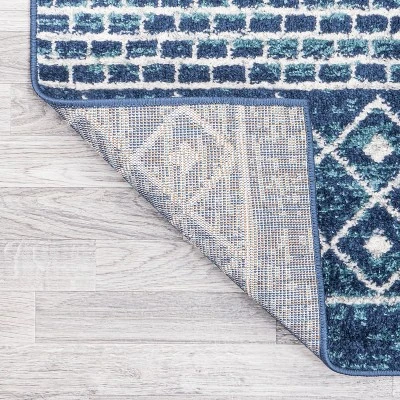 Arta Moroccan Modern Geometric Rug Area Rug - JONATHAN Y 4 Arta Moroccan Modern Geometric Rug Area Rug - JONATHAN Y - Image 2