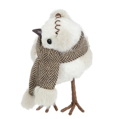 Northlight 6.25" Winter Dressed Bird Tabletop Christmas Decoration 3 Northlight 6.25" Winter Dressed Bird Tabletop Christmas Decoration