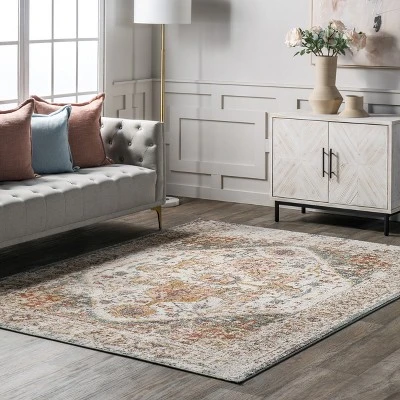 NuLOOM Justine Vintage Medallion Area Rug 3 NuLOOM Justine Vintage Medallion Area Rug