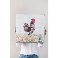 Rooster Decorative Wall Canvas - 3R Studios -Home Decor Store GUEST 4416ffe4 bbaf 4eb6 ad1c a817068381c0