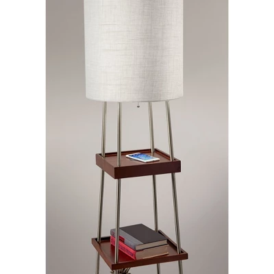 63.25" Wireless Charging Floor Lamp - Adesso 4 63.25" Wireless Charging Floor Lamp - Adesso - Image 2