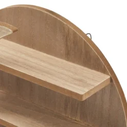 Brown Wooden Moon Shelf, Rustic Wall Home Decor, Crystal Holder For Stones Display And Essential Oils (12 X 12 X 3 In) 12 Brown Wooden Moon Shelf, Rustic Wall Home Decor, Crystal Holder For Stones Display And Essential Oils (12 X 12 X 3 In) -Home Decor Store GUEST 462868af b5ba 49af 9dd4 d5c58463c1f4