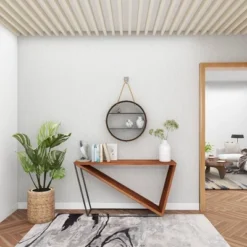 Metal Round 2 Shelf Wall Shelf With Hanging Rope Black - Olivia & May -Home Decor Store GUEST 46cee1c9 2b61 47d9 a7a7 7feccfce58c9