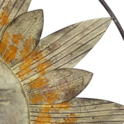 Metal Sunburst Indoor Outdoor Wall Decor With Distressed Copper Like Finish Brown - Olivia & May 32 Metal Sunburst Indoor Outdoor Wall Decor With Distressed Copper Like Finish Brown - Olivia & May -Home Decor Store GUEST 475e6b18 1fe3 496e b193 1ef210172d21