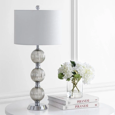 30.5" Glass/Metal Silvered Orbs Table Lamp (Includes LED Light Bulb) - Jonathan Y 4 30.5" Glass/Metal Silvered Orbs Table Lamp (Includes LED Light Bulb) - Jonathan Y - Image 2