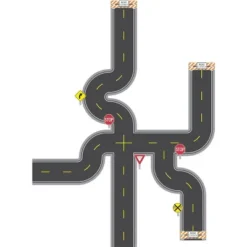 Build A Road Peel And Stick Wall Decal - RoomMates -Home Decor Store GUEST 487298e7 f99c 4cd1 8a3b 5cb3334d813a