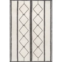 NuLOOM Sondra Machine Washable Wool Moroccan Diamond Area Rug -Home Decor Store GUEST 488d47f9 9826 41f7 999a 038d849fd2b0