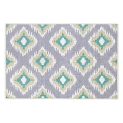 Sussexhome Tetra Collection Cotton Heavy Duty Low Pile Area Rug , 2' X 3' -Home Decor Store GUEST 48fd2a4d 31ac 4ac4 87b7 99e518c79a23