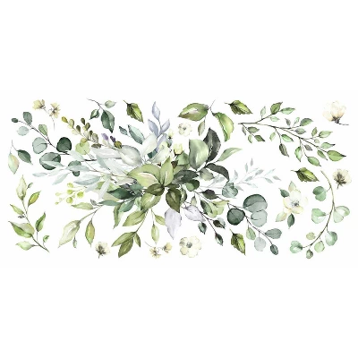 Floral Arrangement Peel And Stick Giant Wall Decal - RoomMates 4 Floral Arrangement Peel And Stick Giant Wall Decal - RoomMates - Image 2