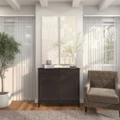 Set Of 2 Wooden Geometric Intricately Carved Wall Decors White - Olivia & May -Home Decor Store GUEST 4a71b2d6 0714 46cb 88b5 998104556352