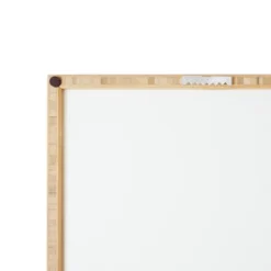 30" X 30" Domonique Brown Black Hair No. 13 Framed Wall Art Bamboo - Deny Designs