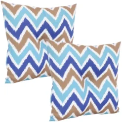 Sunnydaze Decor Sunnydaze Indoor/Outdoor Weather-Resistant Polyester Square Tufted Pillow With Zipper Closures - 19" - 2pk -Home Decor Store GUEST 4bf9c293 c1ad 4626 90a3 48fb55402899