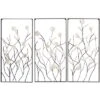 Set Of 3 Metal Floral Wall Decors With Capiz Accent Black - Olivia & May -Home Decor Store GUEST 4ce50e96 f21b 401a 903a 37106f2fde58