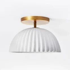 Scalloped Semi-Flush Mount Ceiling Light - Threshold™ Designed With Studio McGee 11 Scalloped Semi-Flush Mount Ceiling Light - Threshold™ Designed With Studio McGee -Home Decor Store GUEST 4db2ffb8 6162 4f4e 857b 3d8bb79181a2