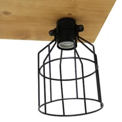 4-Light Wood Beam Pendant Brown - Lalia Home -Home Decor Store GUEST 4e363262 0861 470c a08c ae38022e18dc