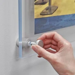 Azar Displays Floating Acrylic Wall Frame With Silver Stand Off Caps: 17" X 22" Graphic Size, Overall Frame Size: 21" X 26" 16 Azar Displays Floating Acrylic Wall Frame With Silver Stand Off Caps: 17" X 22" Graphic Size, Overall Frame Size: 21" X 26" -Home Decor Store GUEST 4f92e87b fcb0 42ff 9d46 7d92c7825946